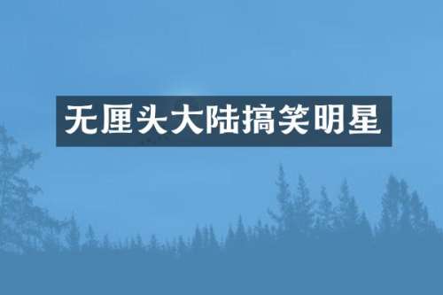 无厘头大陆搞笑明星