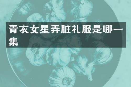 青衣女星弄脏礼服是哪一集