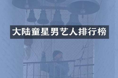 大陆童星男艺人排行榜