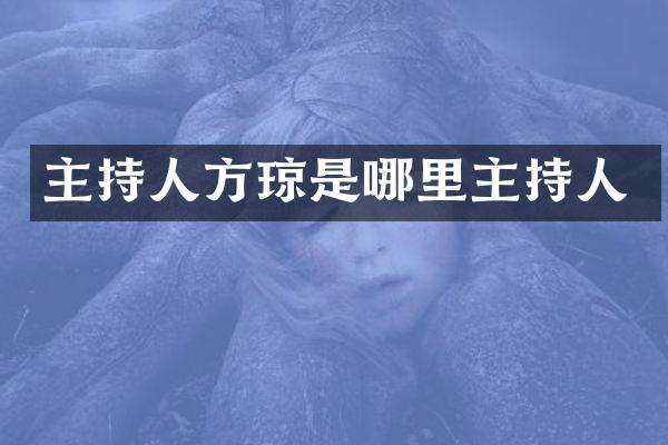 主持人方琼是哪里主持人