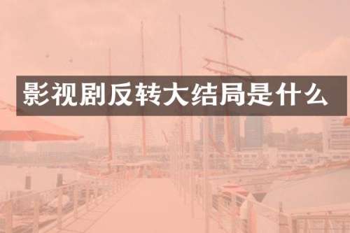 影视剧反转大结局是什么