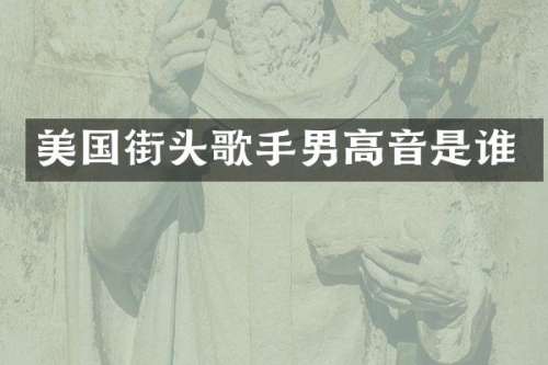 美国街头歌手男高音是谁