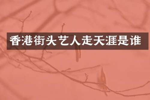 香港街头艺人走天涯是谁