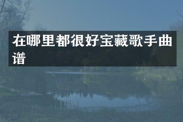 在哪里都很好宝藏歌手曲谱