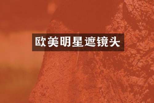 欧美明星遮镜头
