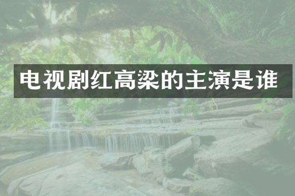 电视剧红高梁的主演是谁