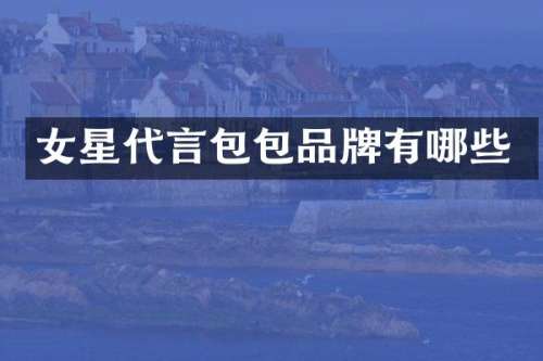 女星代言包包品牌有哪些