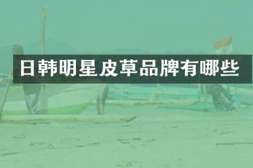 日韩明星皮草品牌有哪些