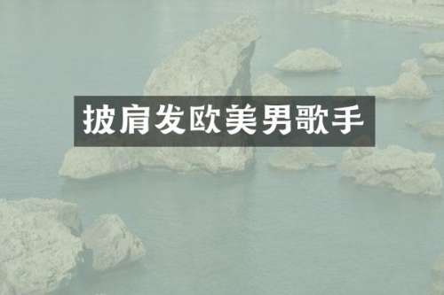 披肩发欧美男歌手