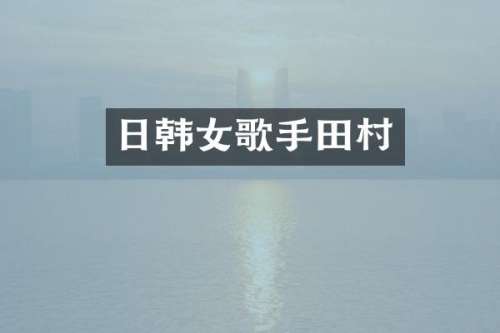 日韩女歌手田村