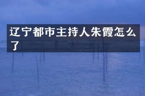 辽宁都市主持人朱霞怎么了