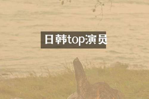 日韩top演员