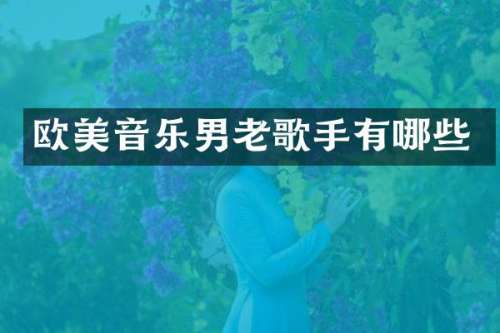 欧美音乐男老歌手有哪些