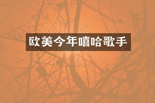 欧美今年嘻哈歌手