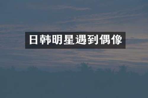 日韩明星遇到偶像