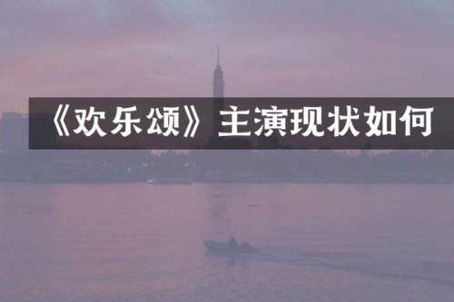 《欢乐颂》主演现状如何