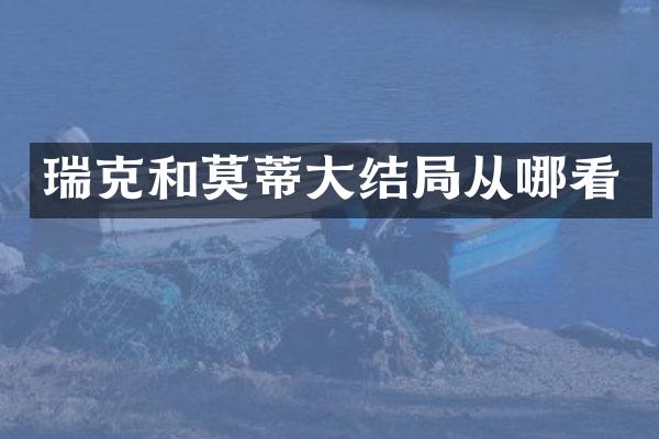 瑞克和莫蒂大结局从哪看