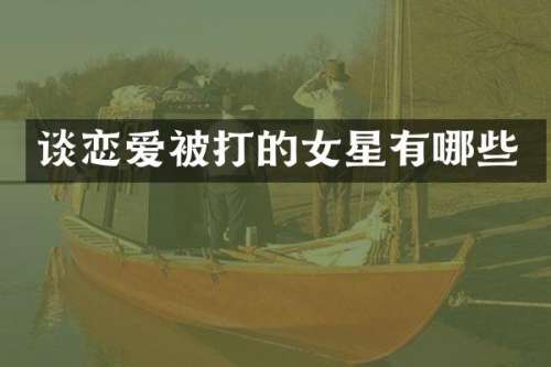 谈恋爱被打的女星有哪些