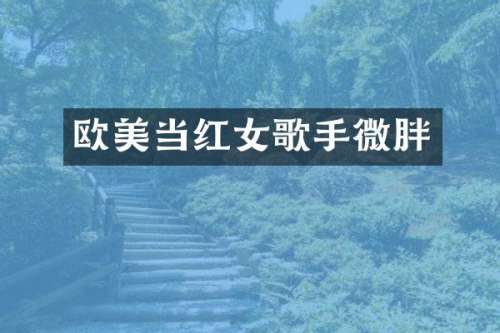 欧美当红女歌手微胖