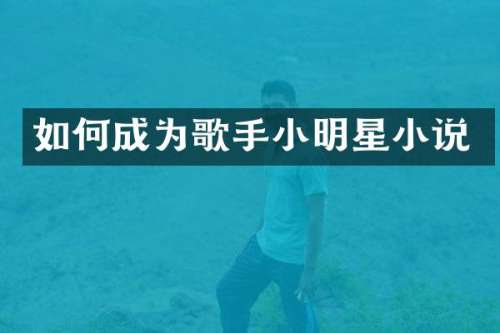 如何成为歌手小明星小说
