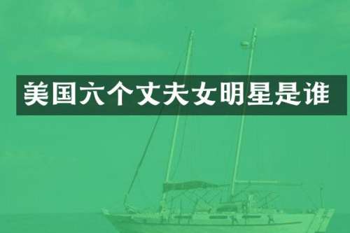 美国六个丈夫女明星是谁