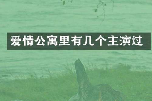 爱情公寓里有几个主演过