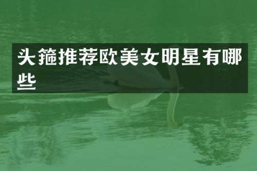 头箍推荐欧明星有哪些