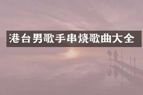 港台男歌手串烧歌曲大全