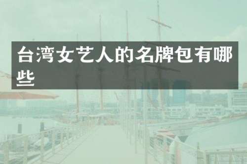 台湾女艺人的名牌包有哪些