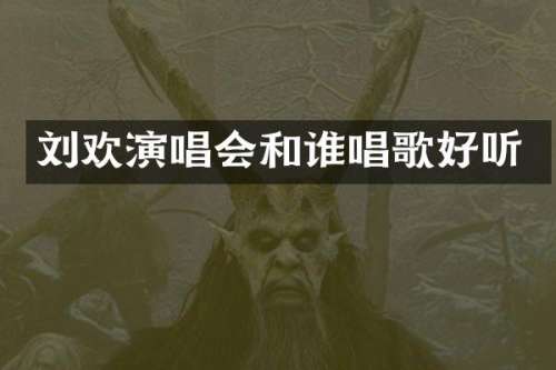 刘欢演唱会和谁唱歌好听