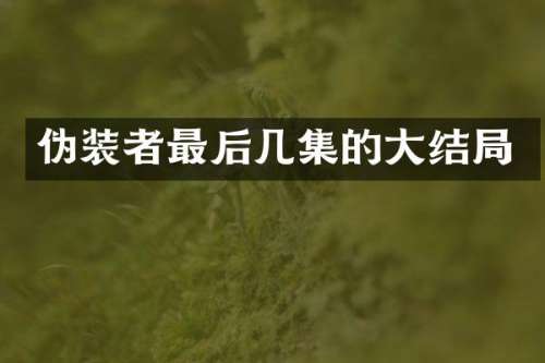 伪装者最后几集的大结局
