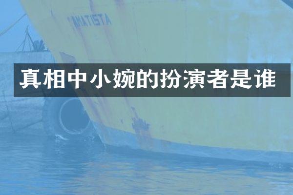 真相中小婉的扮演者是谁
