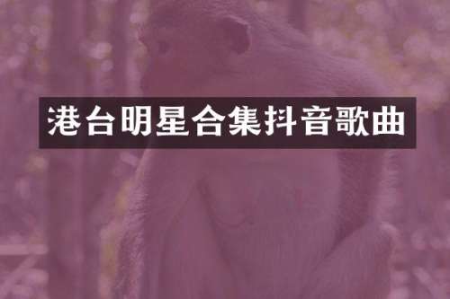 港台明星抖音歌曲