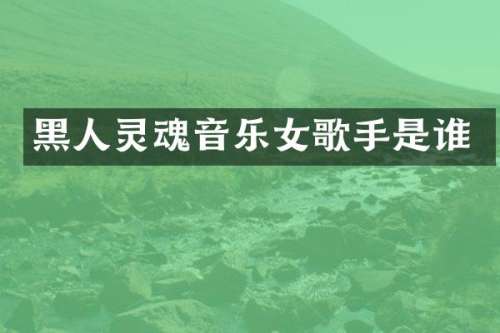 黑人灵魂音乐女歌手是谁