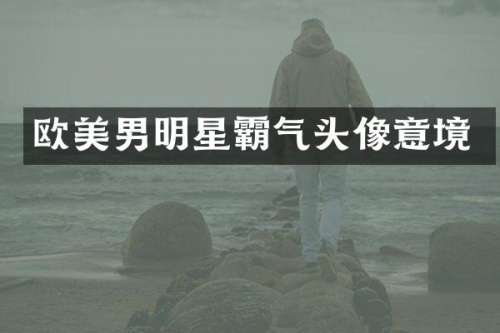 欧美男明星霸气头像意境