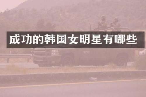 成功的韩国女明星有哪些