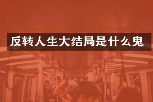 反转人生大结局是什么鬼