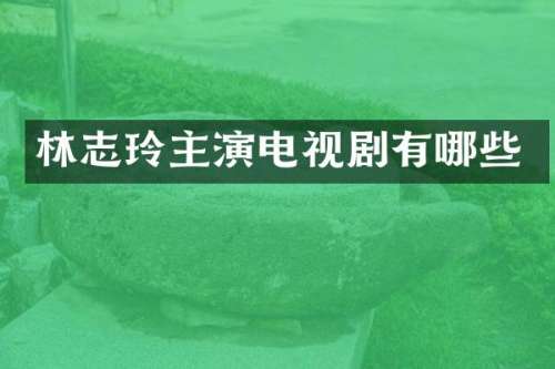 林志玲主演电视剧有哪些
