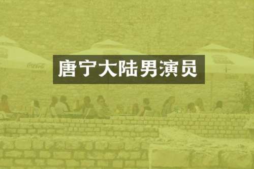 唐宁大陆男演员