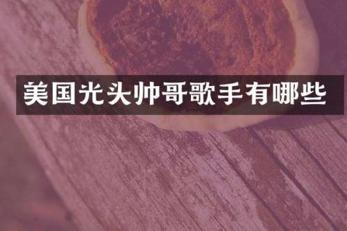 美国光头帅哥歌手有哪些
