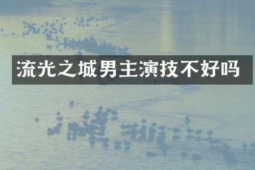 流光之城男主演技不好吗