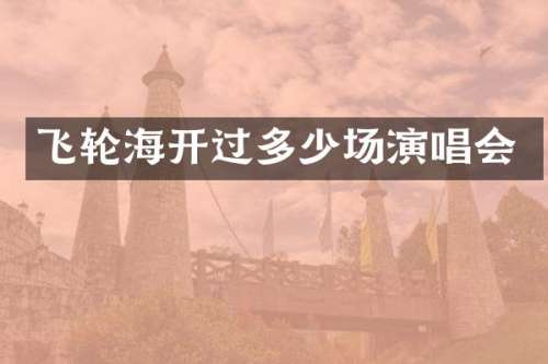 飞轮海开过多少场演唱会