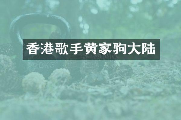 香港歌手黄家驹大陆