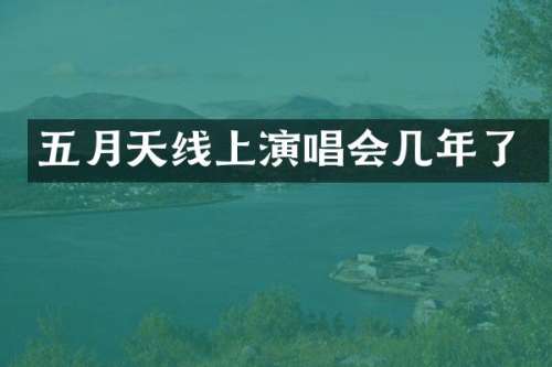 五月天线上演唱会几年了