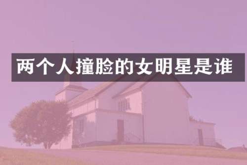 两个人撞脸的女明星是谁