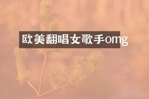 欧美翻唱女歌手omg