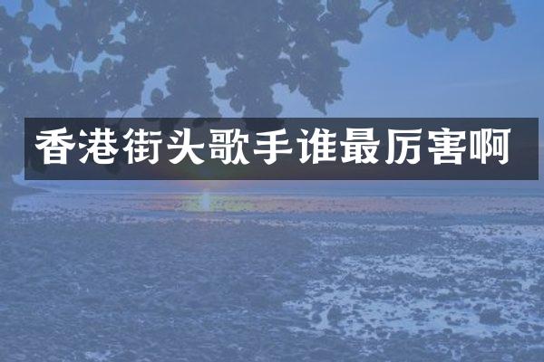 香港街头歌手谁最厉害啊