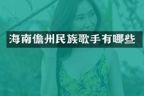 海南儋州歌手有哪些
