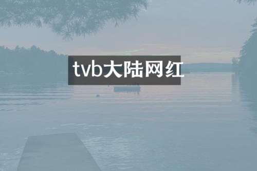 tvb大陆网红