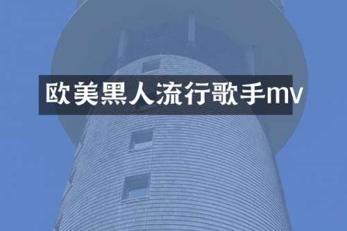 欧美黑人流行歌手mv
